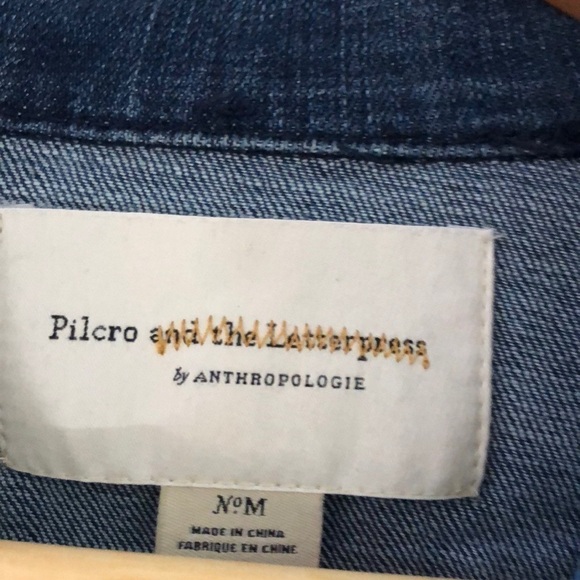ANTHROPOLOGIE brand Pilcro Jean jacket. - Picture 4 of 9